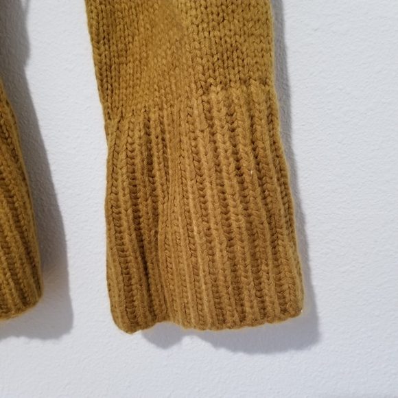 ๐ธ NWT Ann Taylor Wool Blend Belted Cardigan in Antique Brass Small - Picture 5 of 9